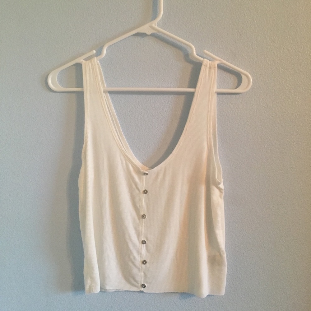 White tank top